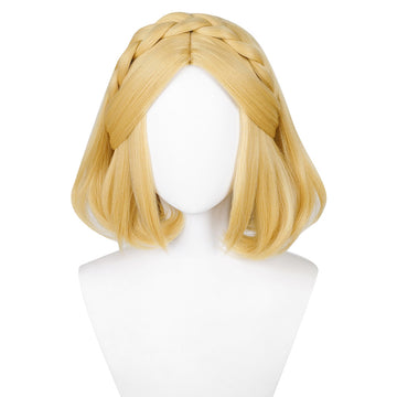 The Legend of Zelda: Tears of the Kingdom Zelda Princess Cosplay Short Wig Carnival Halloween Props